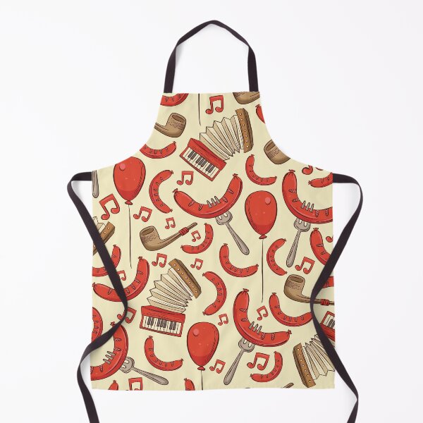 Item preview, Bratwurst and Music Oktoberfest Pattern (Cream) designed and sold by Geo De la Cruz.