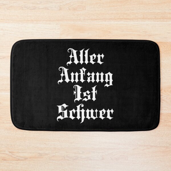 Artikelvorschau, Aller Anfang ist schwer - Aller Anfang ist schwer - Deutsche Sprüche entworfen und verkauft von JourneyCreative.