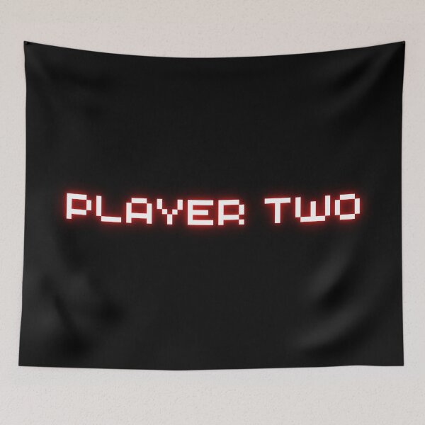 Item preview, Player Two (Red) designed and sold by SilentNoiseArt.