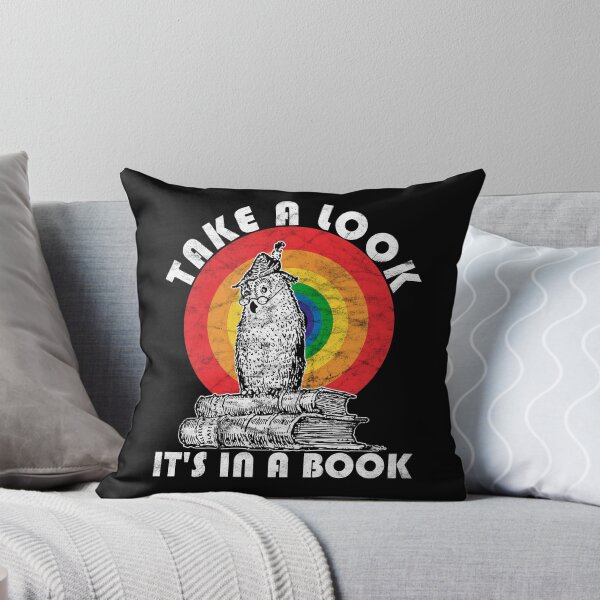 Item preview, Take A Look It's In a Book Retro Rainbow Book Lover designed and sold by Myth-Creatures.