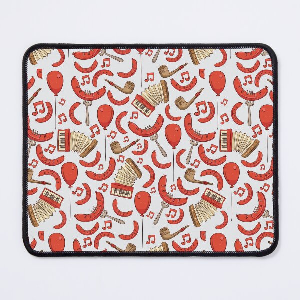 Item preview, Bratwurst and Music Oktoberfest Pattern (Bone) designed and sold by Geo De la Cruz.