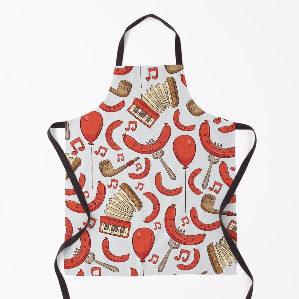 Item preview, Bratwurst and Music Oktoberfest Pattern (Bone) designed and sold by Geo De la Cruz.