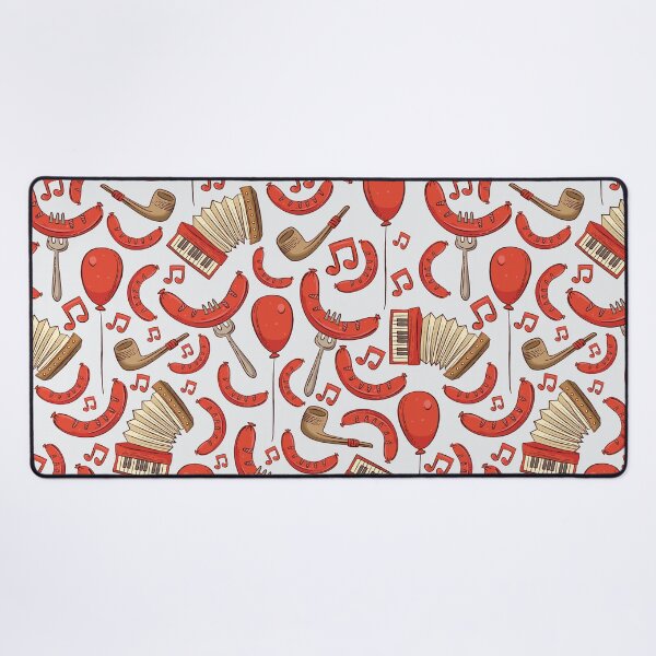 Item preview, Bratwurst and Music Oktoberfest Pattern (Bone) designed and sold by Geo De la Cruz.