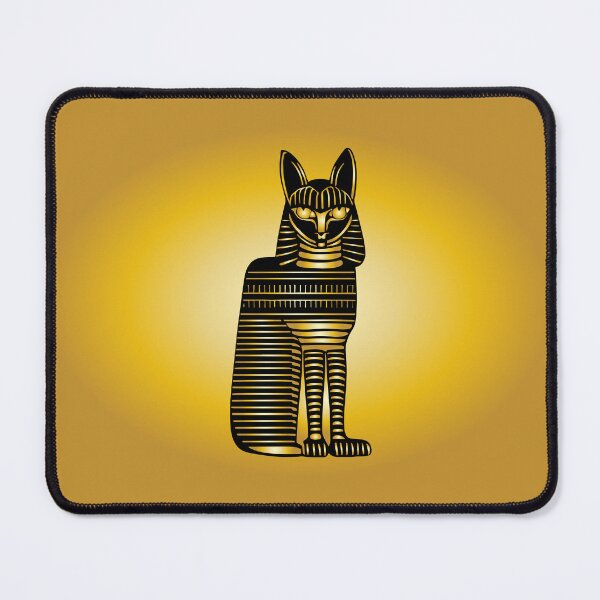 Item preview, Gold Egyptian Cat designed and sold by ArtFactoryAI.