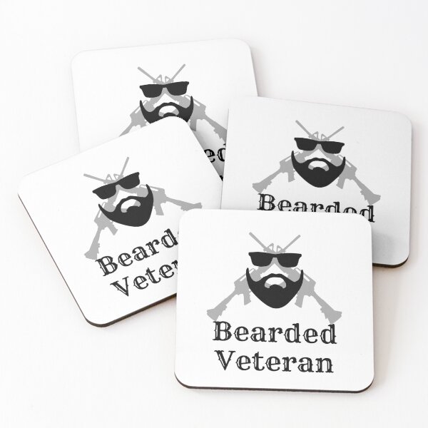 Item preview, Bearded Veteran - Veterans Day Military Gift designed and sold by Zyphrost ★★★★★ (✔).