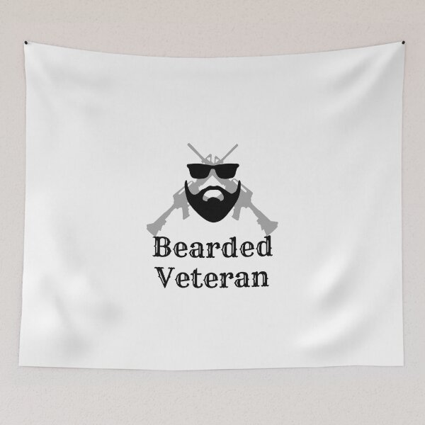 Item preview, Bearded Veteran - Veterans Day Military Gift designed and sold by Zyphrost ★★★★★ (✔).
