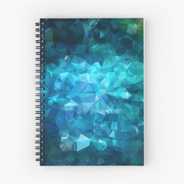 Item preview, Blue polygonal design designed and sold by myikigai.