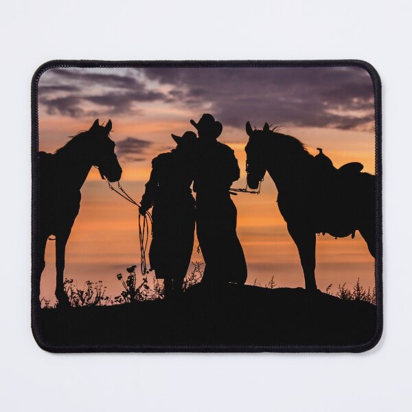 Item preview, Cowboy, Cowgirl Sunset  designed and sold by CarolM.