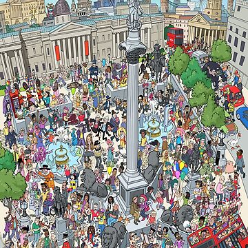 Artwork thumbnail, Trafalgar Square by Chuck Whelon