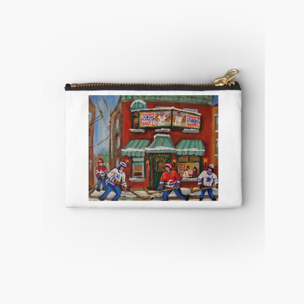 Item preview, CANADIAN PAINTINGS OF FAIRMOUNT BAGEL AND HOCKEY CULTURE BY CANADIAN ARTIST CAROLE SPANDAU designed and sold by Carole  Spandau.