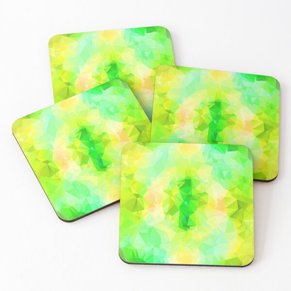 Item preview, Green polygonal design designed and sold by myikigai.