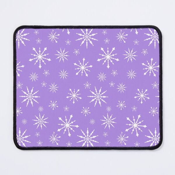 Item preview, White and Purple Snowflake Pattern designed and sold by SilentNoiseArt.