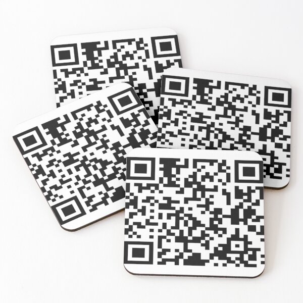 Item preview, rickroll qr code sticker designed and sold by karlaminev2.