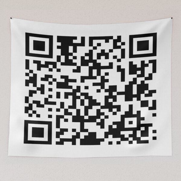 Item preview, rickroll qr code sticker designed and sold by karlaminev2.