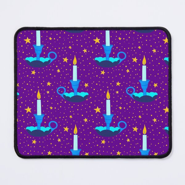Item preview, Witchy Vintage Candles Halloween Pattern designed and sold by Julie Erin Designs.