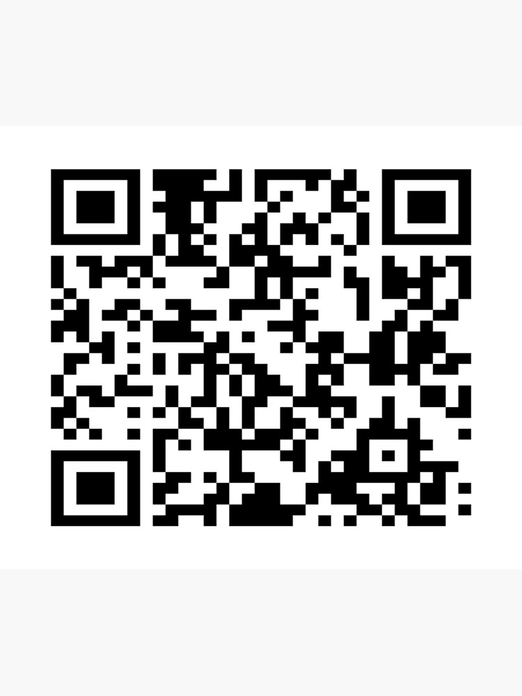 Thumbnail 3 of 3, Sticker, rickroll qr code sticker designed and sold by karlaminev2.