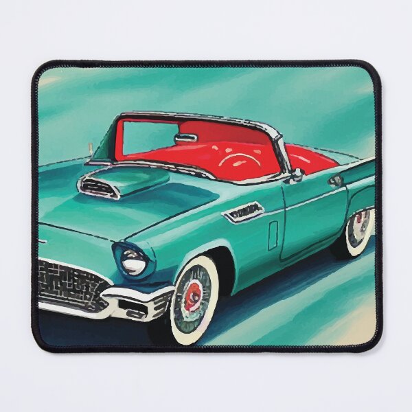 Item preview, 1957 Ford Thunderbird, Watercolor Artistic Rendering designed and sold by FeatureGifts.