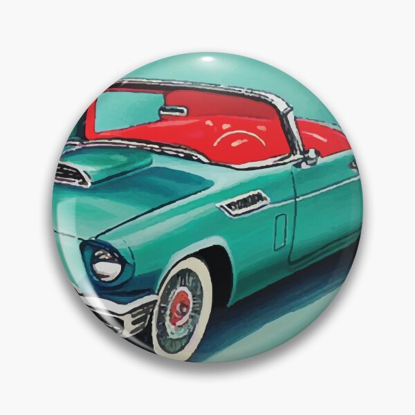 Item preview, 1957 Ford Thunderbird, Watercolor Artistic Rendering designed and sold by FeatureGifts.