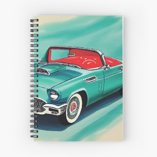 Item preview, 1957 Ford Thunderbird, Watercolor Artistic Rendering designed and sold by FeatureGifts.