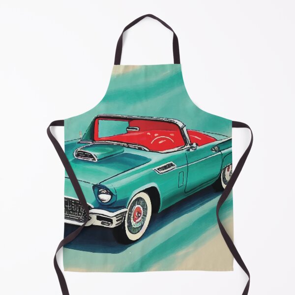 Item preview, 1957 Ford Thunderbird, Watercolor Artistic Rendering designed and sold by FeatureGifts.