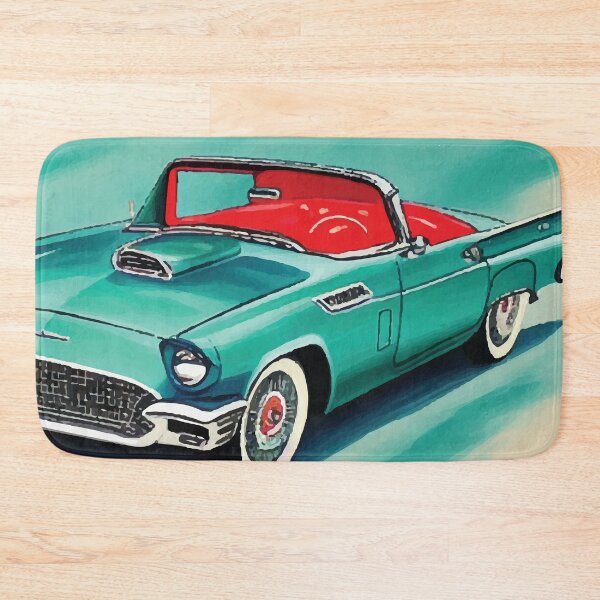 Item preview, 1957 Ford Thunderbird, Watercolor Artistic Rendering designed and sold by FeatureGifts.