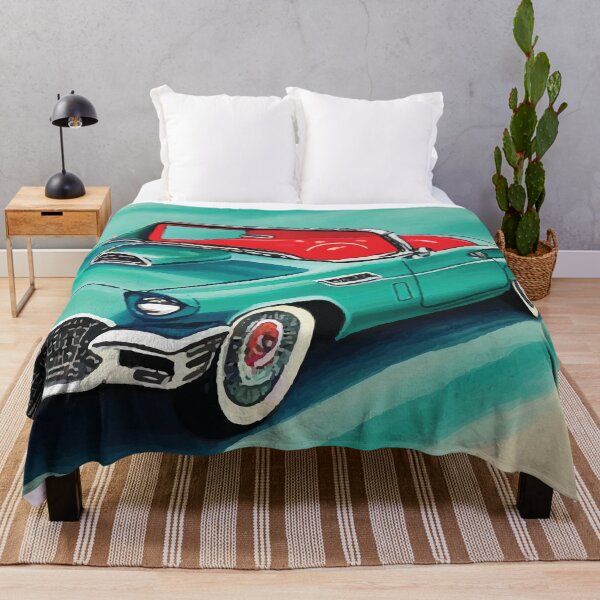 Item preview, 1957 Ford Thunderbird, Watercolor Artistic Rendering designed and sold by FeatureGifts.