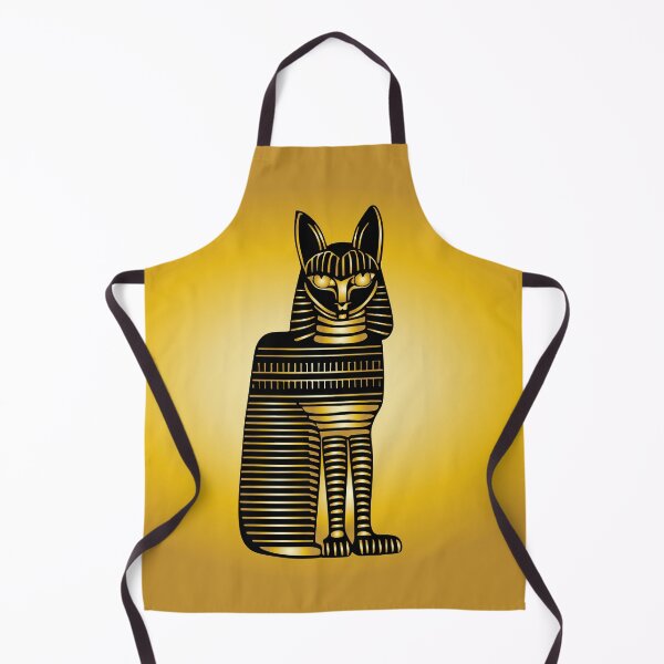 Item preview, Gold Egyptian Cat designed and sold by ArtFactoryAI.