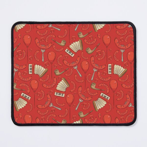 Item preview, Bratwurst and Music Oktoberfest Pattern (Cinnamon) designed and sold by Geo De la Cruz.