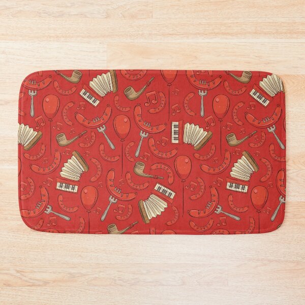 Item preview, Bratwurst and Music Oktoberfest Pattern (Cinnamon) designed and sold by Geo De la Cruz.