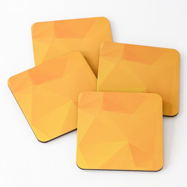 Item preview, Orange polygons designed and sold by myikigai.