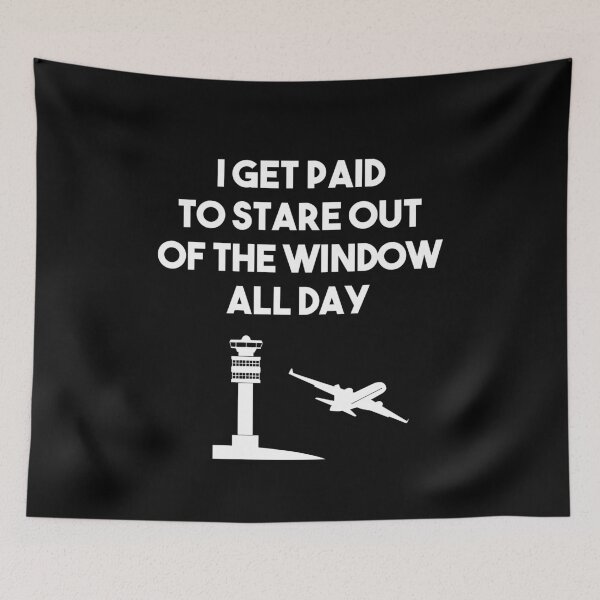 Item preview, I get paid to stare out of the window all day designed and sold by antipatic.