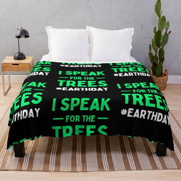 Item preview, I Speak For Trees Earth Day 2022 Save Earth Inspiration designed and sold by Trankix.