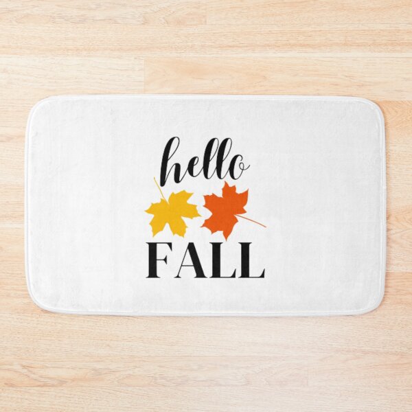Item preview, Hello Fall with Leaves designed and sold by ChristinesCo.