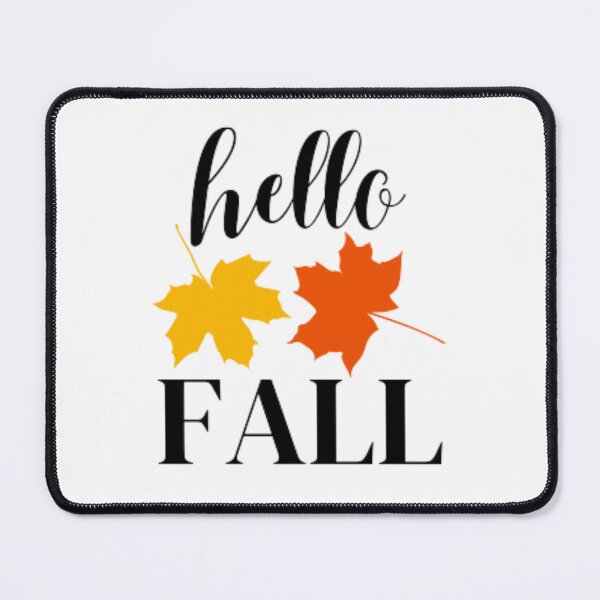Item preview, Hello Fall with Leaves designed and sold by ChristinesCo.