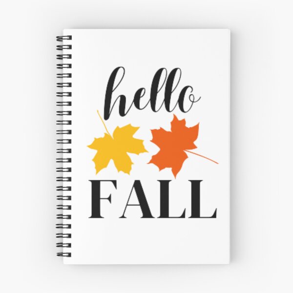 Item preview, Hello Fall with Leaves designed and sold by ChristinesCo.