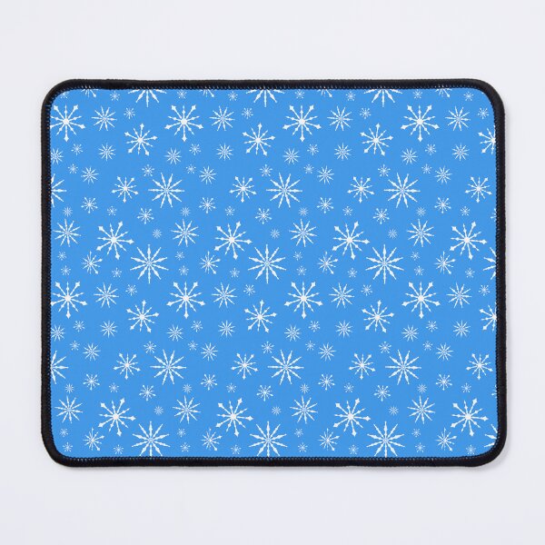 Item preview, White Snowflake Pattern (Blue) designed and sold by SilentNoiseArt.