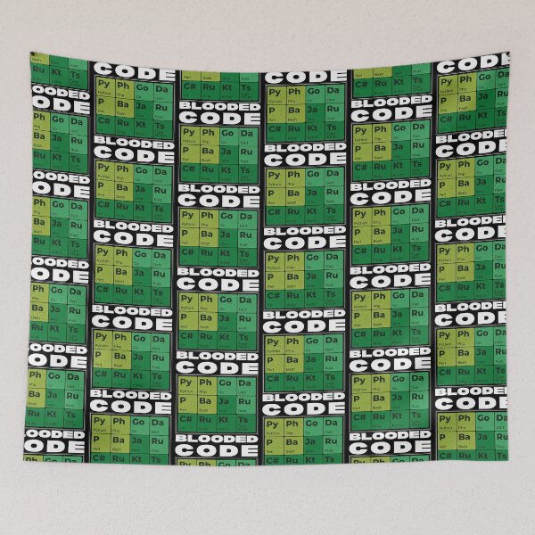 Item preview, Code Blooded Programmer Periodic Table/ Funny Programming Shirt/ Girls Who Code/ Software Engineer/ Coding Tee/ Women in Tech Shirt designed and sold by Adonalyn.