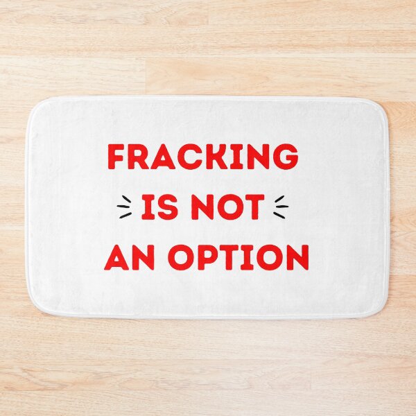 Item preview, Red Fracking Is Not An Option - Save The Planet designed and sold by WritetheWrongs.