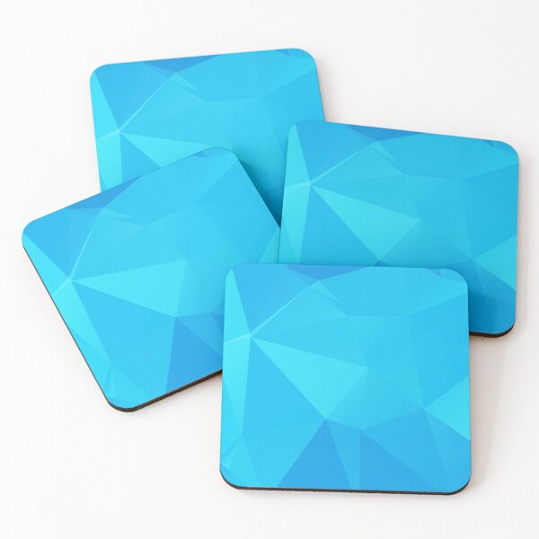 Item preview, Blue polygons designed and sold by myikigai.
