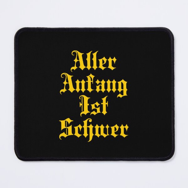 Artikelvorschau, Aller Anfang ist schwer - Aller Anfang ist schwer - Deutsche Sprüche entworfen und verkauft von JourneyCreative.