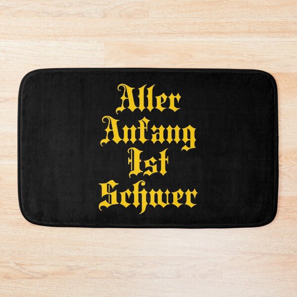 Artikelvorschau, Aller Anfang ist schwer - Aller Anfang ist schwer - Deutsche Sprüche entworfen und verkauft von JourneyCreative.
