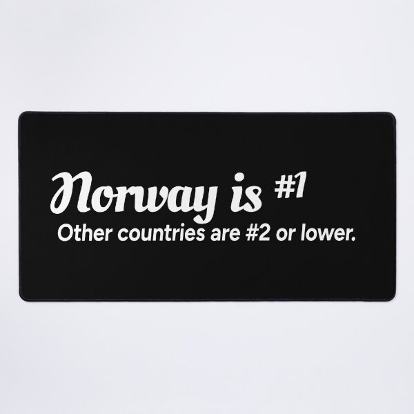 Item preview, Norway is number 1. Other countries are number 2 or lower. designed and sold by redacteddesign.