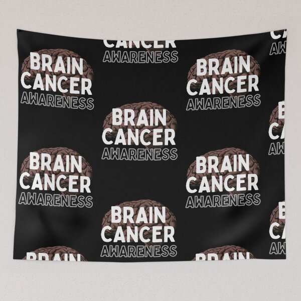 Item preview, I Wear Grey For Brain Tumor Awareness Grey Matters Ribbon designed and sold by Trankix.