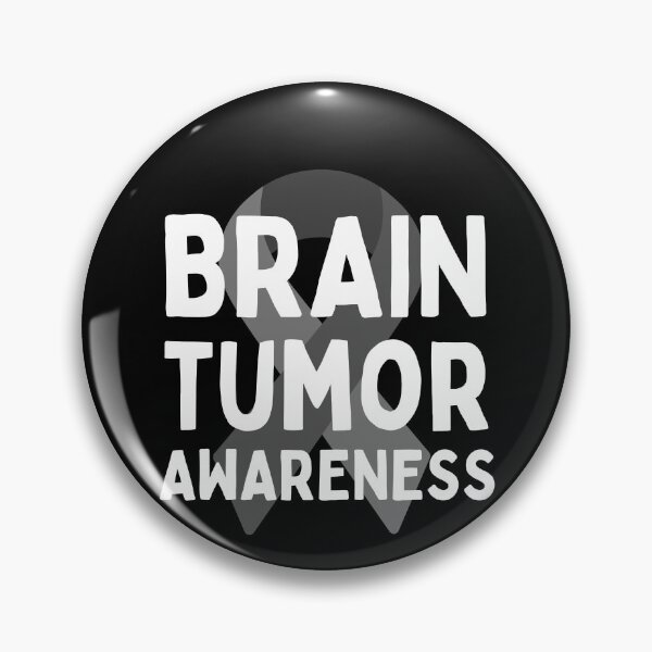 Item preview, I Wear Grey For Brain Tumor Awareness Grey Matters Ribbon designed and sold by Trankix.