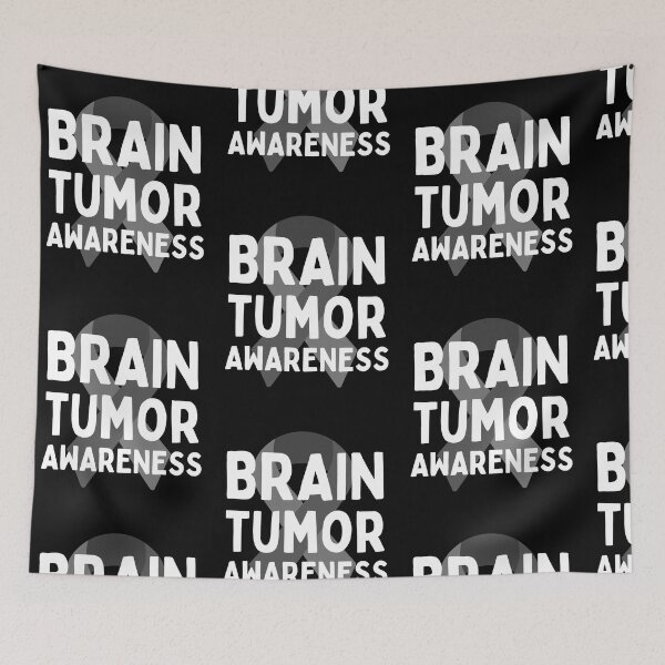 Item preview, I Wear Grey For Brain Tumor Awareness Grey Matters Ribbon designed and sold by Trankix.