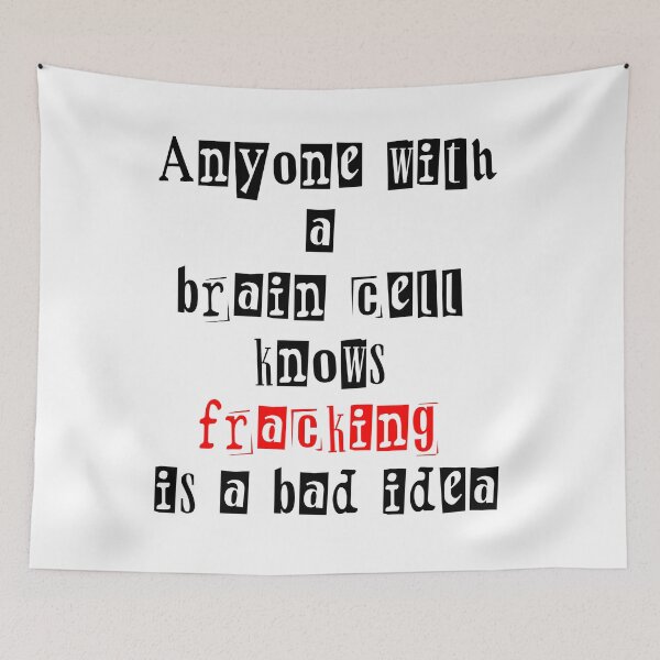 Item preview, Funny Anti-Fracking Design - Save The Planet designed and sold by WritetheWrongs.