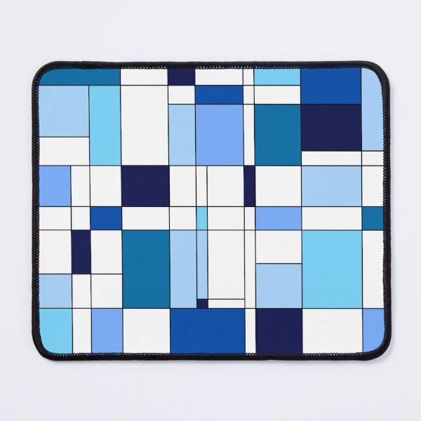 Item preview, Mondrian Inspired Blue designed and sold by The Plaid Garden.