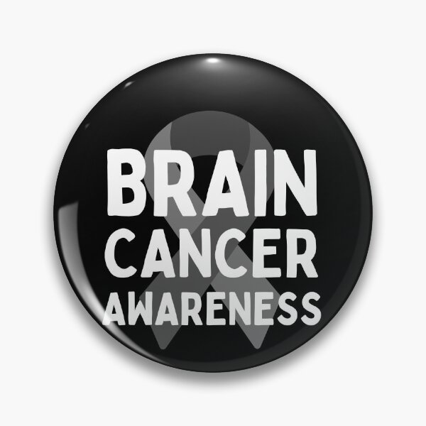 Item preview, I Wear Grey For Brain Tumor Awareness Grey Matters Ribbon designed and sold by Trankix.
