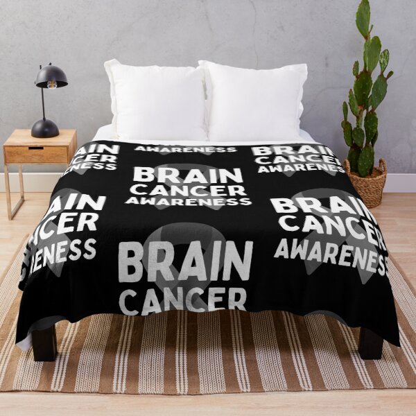 Item preview, I Wear Grey For Brain Tumor Awareness Grey Matters Ribbon designed and sold by Trankix.