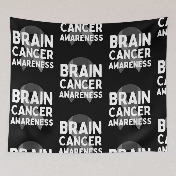 Item preview, I Wear Grey For Brain Tumor Awareness Grey Matters Ribbon designed and sold by Trankix.